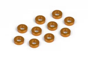 XRay Aluminium Shim 3X6X2.0mm - Orange (10)