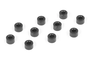 XRay Aluminium Shim 3X6X4.0mm - Black (10)