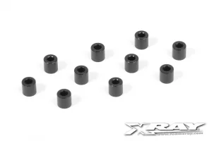 XRay Aluminium Shim 3X6X6.0mm - Black (10)