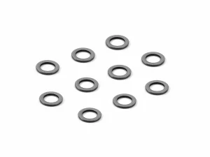 Aluminium SHIM 3x5x0.5MM - BLACK (10)
