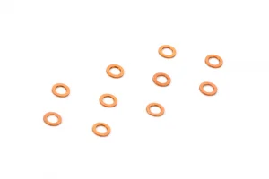 XRay Aluminium Shim 3X5X0.5mm - Orange (10)