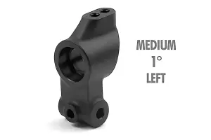 XRay T2 Composite Upright 1 Deg Outboard Toe-In - Left - Medium - Rubber-Spec