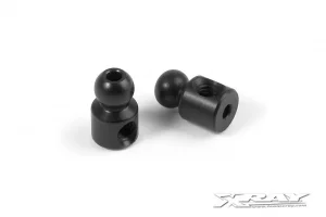 XRay T2 Aluminium 5 mm Ball End - Black (2)