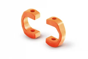 XRay Drive Shaft Replacement Plastic Cap 3.5 mm - Orange - Strong (4)