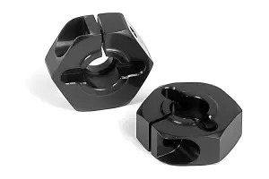 XRay T2 Aluminium Wheel Hub - Black (2)