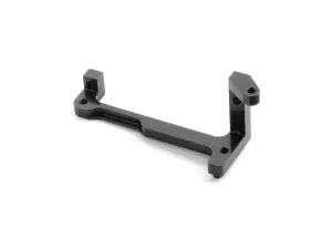 XRay X4F Aluminium Servo Mount - Black - One-Piece - Swiss 7075 T6