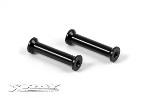 XRay T3 Aluminium Low Top Deck Mount - Black (2)