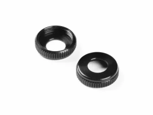XRay XLP Aluminium Cap For Shock Body - Black (2)