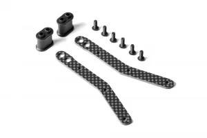 XRay Graphite Chassis Side Guard Brace For Bent Sides Chassis (2)