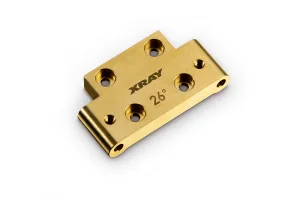 XRay Brass Front Lower Arm Mount