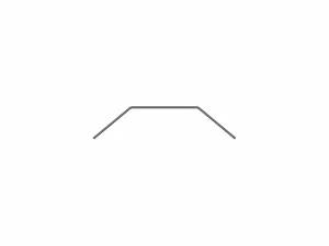 XRay XB2 Anti-Roll Bar Front For Bridge Upper Deck - 0.8 mm