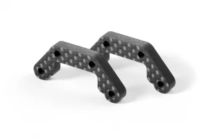 XRay XT2 Graphite Rear Shock Tower Extension 4.0mm (2)