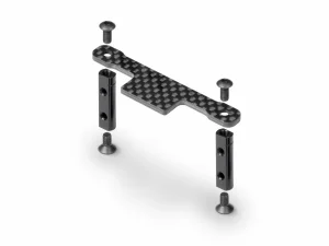 XRay Aluminium Servo Holders And Graphite Bridge