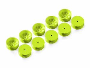 XRay 2WD Front Wheel Aerodisk With 12mm Hex - Yellow - Hard (10)