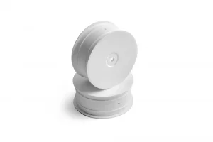 XRay 2WD Front Wheel Aerodisk With 12mm Hex Ifmar - White (2)