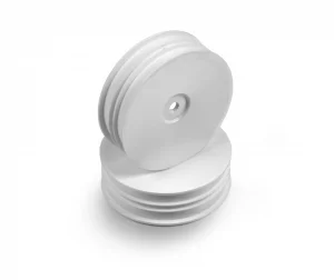 XRay 2WD Front Slim Wheel Aerodisk With Narrow Offset - White (2)