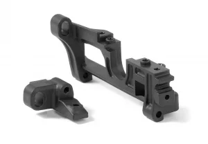XRay Composite Lower + Upper Bulkhead Front Right For Wire Anti-Roll Bar
