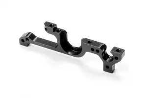 XRay Aluminium Lower Bulkhead Front - Left - Black - Swiss 7075 T6