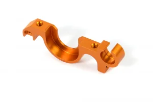 XRay Aluminium Lower Bulkhead Rear - Swiss 7075 T6 - Right