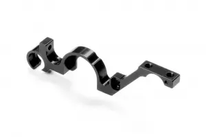 XRay Aluminium Lower Bulkhead Rear - Right - Black - Swiss 7075 T6