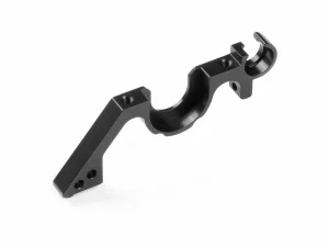 XRay Aluminium Lower Bulkhead Rear - Right - Black - Swiss 7075 T6