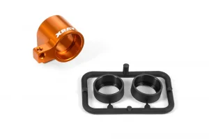 XRay Aluminium Front Middle Shaft Holder - Orange - Set