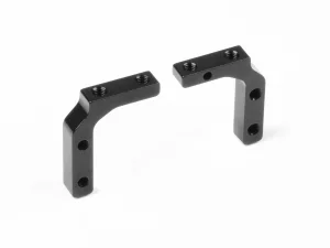 XRay Aluminium Steering Servo Mount - Black - Swiss 7075 T6 (2)