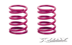 XRay Spring Set D=1.8 (33 LB) Purple - Medium-Hard - Rear (2)