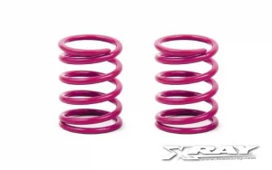 XRay Spring Set D=1.8 (33 LB) Purple - Medium-Hard - Rear (2)