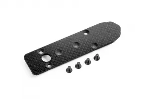 XRay Graphite Chassis Cover Front