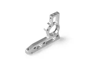 XRay X8 Aluminium Lower Bulkhead Front - Left - Swiss 7075 T6