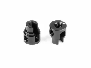 XRay Aluminium Cutted Anti-Roll Bar Collar O2.4 - Black (2)