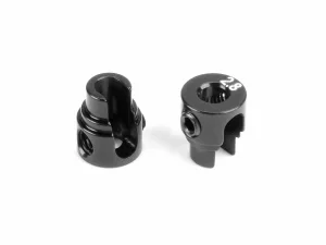 XRay Aluminium Cutted Anti-Roll Bar Collar O2.8 - Black (2)