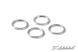 XRay Aluminium Shim 12 X 15 X 1.0mm (4)