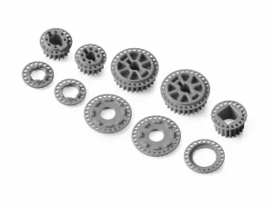 XRay Low Friction Composite Belt Pulley Set - Graphite
