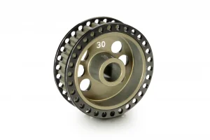 XRay Aluminium Side Belt Pulley 30T - Front - Set