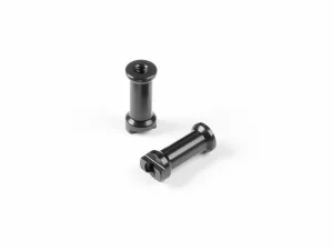 XRay X8 Aluminium Slot Mount - Black - Swiss 7075 T6 (2)