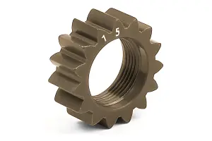 XRay XCA Aluminium 7075 T6 Hard Coated Pinion Gear - 15T (1st)