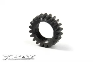 XRay Xca Aluminium 7075 T6 Hard Coated Pinion Gear - 20T (2nd)