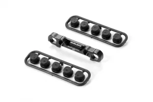 XRay XB808 Aluminium Front Lower Susp. Holder - Front - Square Adj. Roll-Center