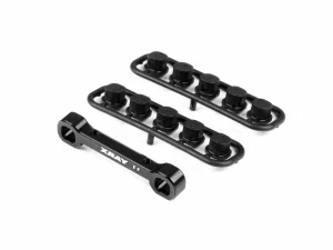 XRay Gt22 Aluminium Front Lower Susp. Holder - Front - Square Adj. Roll-C.