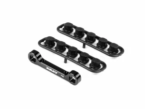 XRay Gt22 Aluminium Front Lower Susp. Holder - Rear - Square Adj. Roll-C.
