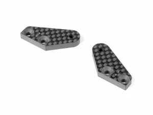 XRay XB8 Carbon Steering Plate - 2 Dots (1 1)