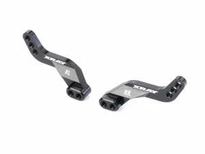 XRay GT Aluminium Rear Shock Plate - 3 Mounting Positions - Swiss 7075 T6 (L R)