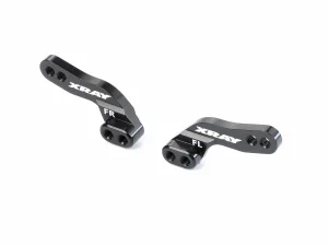 XRay GT Aluminium Front Shock Plate - 2 Mounting Positions - Swiss 7075 T6 (L R)