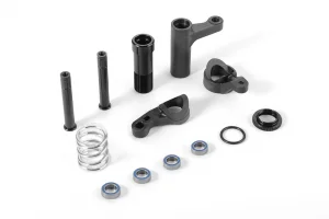 XRay XB8 16 Servo Saver Complete Set - Graphite