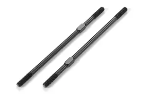 XRay Adj. Turnbuckle M4 L/R 91 mm - Hudy Spring Steel (2)