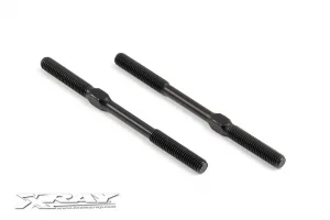 XRay GTXE Adj. Turnbuckle M5 L/R 75 mm - Spring Steel (2)