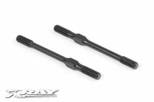 XRay Adj. Turnbuckle M5 L/R 64 mm - Hudy Spring Steel (2)