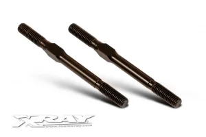 XRay Aluminium Adj. Turnbuckle 64mm M5 L/R - Swiss 7075 T6 (2)